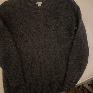 L.L. Bean Women's Gray Crewneck Sweater